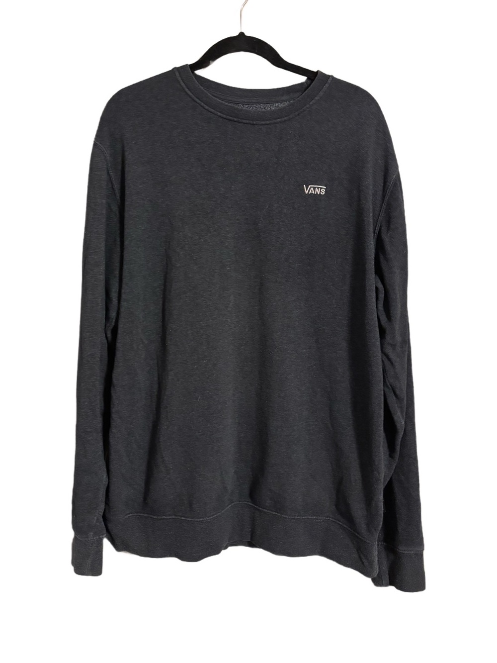 Vans Men's/Unisex Charcoal Skater Crewneck Pullover Sweatshirt Size L